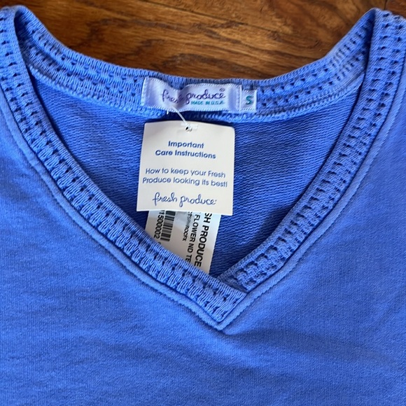 NWT PEBBLE BEACH Prestigious Resort Sweats by Fresh Produce.Pretty Peri Blue.S. - Picture 4 of 8